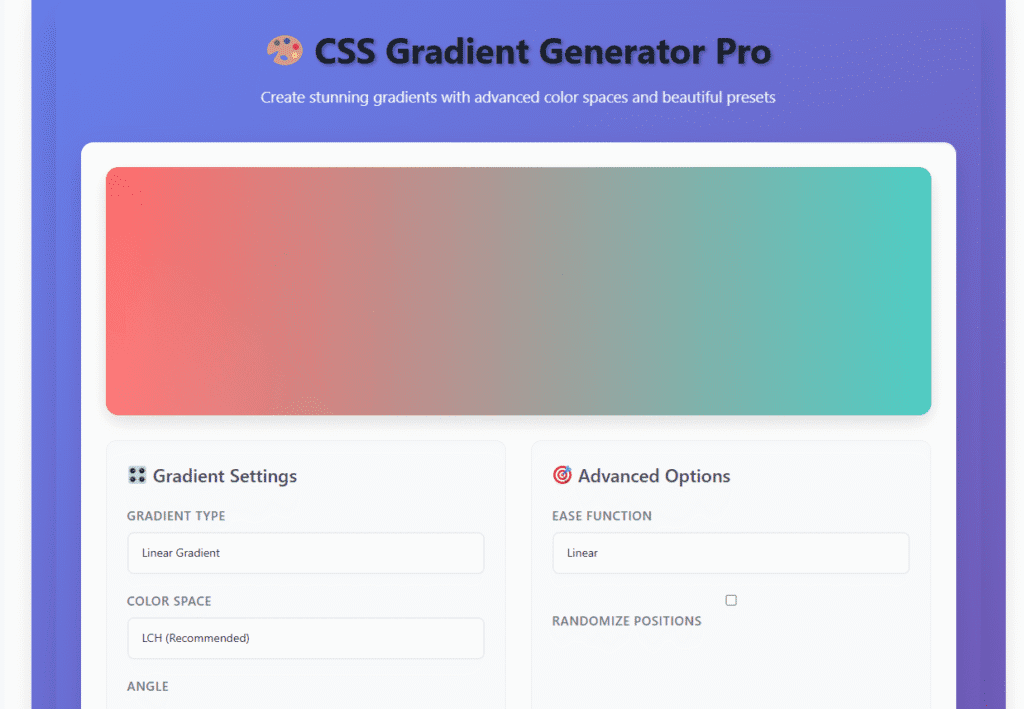 Gradient generator