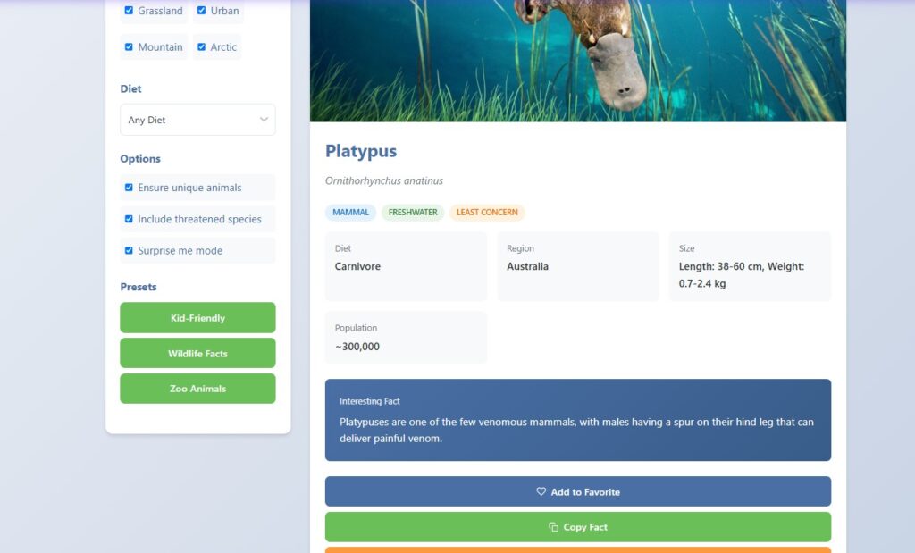 Best Random Animal Generator very fast