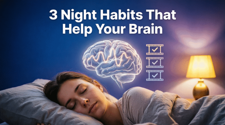 3 Night Habits That Help Your Brain